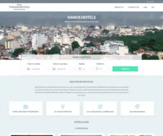 Tophanoihotels.com(Hanoi hotels & apartments) Screenshot