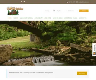 Tophillcabins.com(Top Hill Cabins) Screenshot