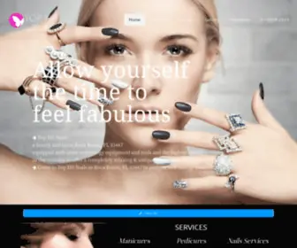 Tophitnailsbocaraton.com(Top Hit Nails) Screenshot