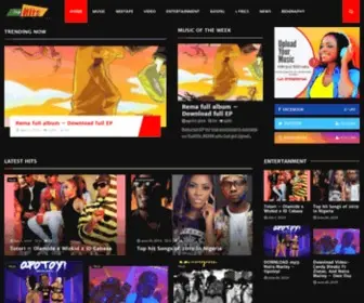 Tophits.ng(#Top Rated Nigerian Songs (Music) and Entertainment website) Screenshot