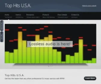 Tophitsusa.com(Top Hits U.S.A) Screenshot