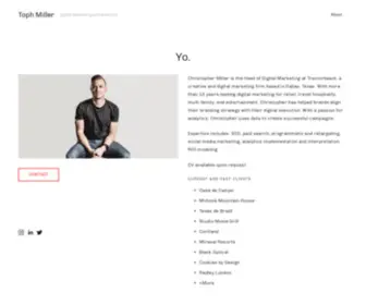 Tophmiller.com(Toph Miller) Screenshot