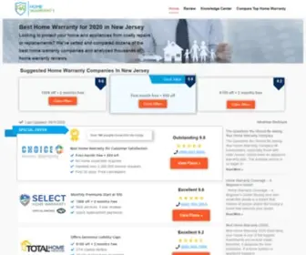 Tophomewarrantyservices.com(Top 10 Home Warranty Services Home) Screenshot