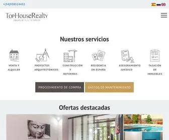 Tophouserealty.es(Inmuebles en España) Screenshot