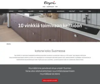 Topi-Keittiot.fi(Kotimaiset keittiöt ja kodin kalusteet) Screenshot