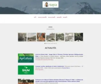 Topia.fr(Plateforme du Laboratoire de recherche en projet de paysage (LAREP)) Screenshot