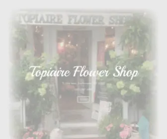 Topiaireflowers.com(Topiaire Flower Shop) Screenshot