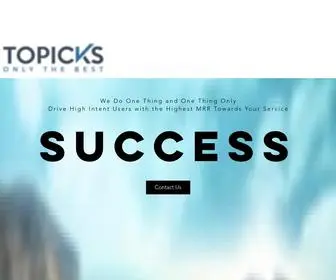 Topicks.net(Topicks Media Ltd) Screenshot