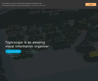 Topicscape.com(Mindmapping) Screenshot