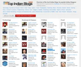 Topindianblogs.com(Top Indian Blogs) Screenshot