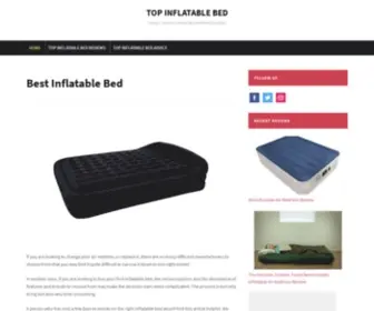 Topinflatablebed.com(Top Inflatable Bed) Screenshot