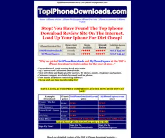 Topiphonedownloads.com(Top iPhone Downloads) Screenshot