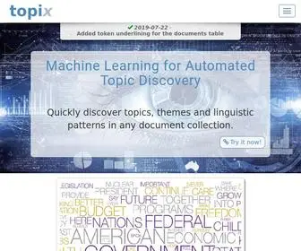 Topix.io(Version 3.2) Screenshot