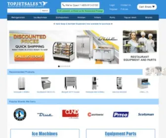 Topjetsales.com(Ice Machines) Screenshot