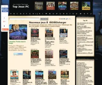 Topjeuxpc.net(Nouveaux jeux à télécharger) Screenshot