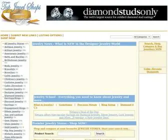 Topjewelshops.com(Jewelry Stores Online Directory) Screenshot