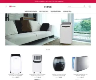 Topkii.com(Air Cooler store) Screenshot