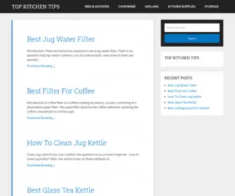 Topkitchentips.com(Top Kitchen Tips) Screenshot