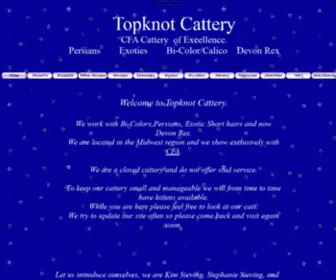 Topknotcattery.com(Topknot Cattery) Screenshot