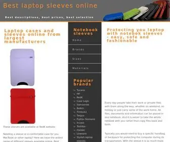 Toplaptopsleeves.com(Laptop sleeves online) Screenshot