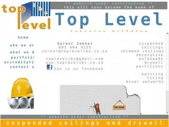 Toplevelibs.co.za(Top Level Interior Building Solutions) Screenshot