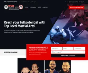 Toplevelmartialarts.com(Cuyahoga Falls Martial Arts & Fitness) Screenshot