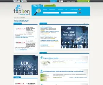 Toplien.fr(Annuaire gratuit de sites) Screenshot