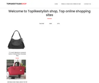 Toplikestylish.xyz(Toplikestylish Top online shopping sites) Screenshot