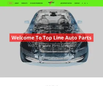 Toplineautoparts.sg(Your trusted car spare part supplier in Singapore) Screenshot