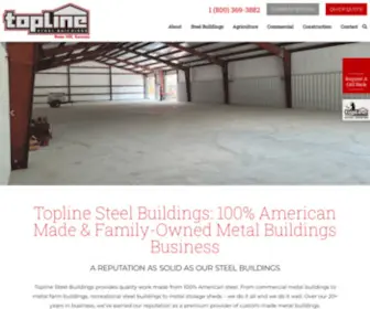 Toplinebuildings.com(Topline Steel Buildings) Screenshot