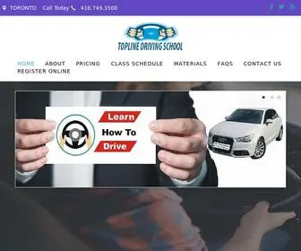 Toplinedriving.com(Top Line Driving School WOWSlider generated by) Screenshot