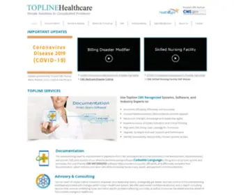 Toplinehealthcare.com(TOPLINE Healthcare) Screenshot