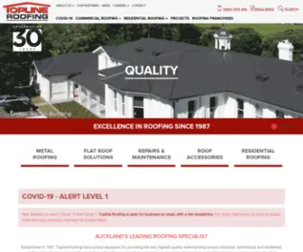 Toplineroofing.co.nz(Auckland Roofing) Screenshot