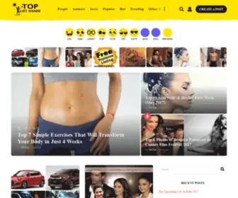 Toplistshare.com(Top & Viral Things) Screenshot