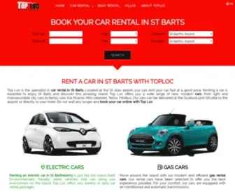 Toplocstbarth.com(Car Rental St Barts) Screenshot