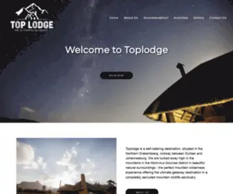 Toplodge.co.za(Home) Screenshot