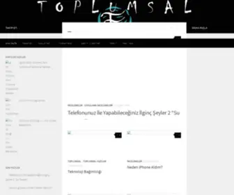 Toplumsalteknoloji.com(Toplumsal Teknoloji) Screenshot