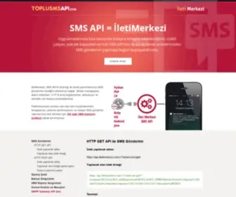 Toplusmsapi.com(SMS API = iletiMerkezi) Screenshot