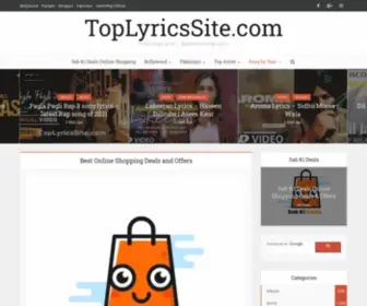 Toplyricssite.com(Toplyricssite) Screenshot