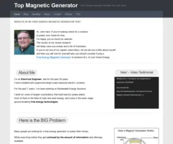 TopmagneticGenerator.com(Top Magnetic Generator) Screenshot