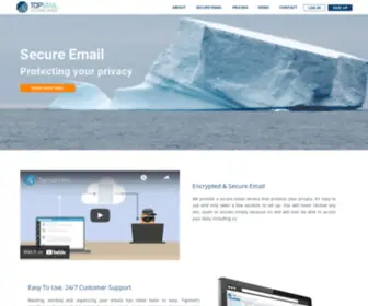 Topmail.com(Topmail Protects Your Privacy) Screenshot