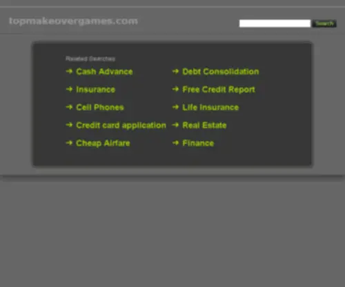 Topmakeovergames.com Screenshot