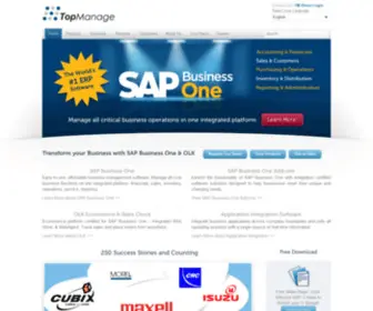Topmanage.com(SAP Business One Gold Partner Panama) Screenshot
