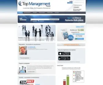 Topmanagement.fr(Rejoignez les décideurs) Screenshot