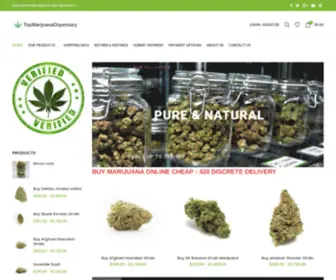 Topmarijuanadispensary.com(Purchase marijuana online) Screenshot