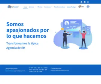 Topmarket.com.mx(Agencia Digital de Reclutamiento con Cobertura Nacional) Screenshot