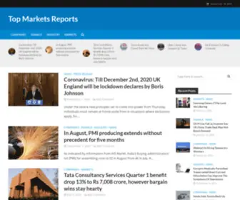 Topmarketsreports.com(Top Market News & Updates) Screenshot