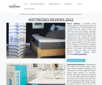 Topmattressguide.co.uk(UK's top Best Mattressestop memory foam&hybrid mattresses) Screenshot