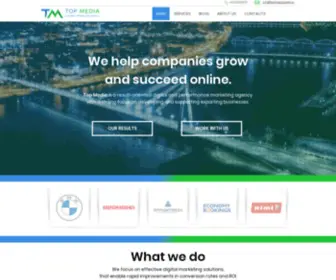 Topmedia.agency(Top Media) Screenshot