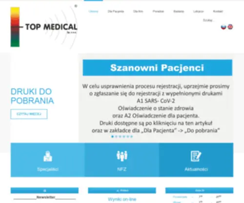 Topmedical.pl(Lekarze specjaliści Lublin) Screenshot